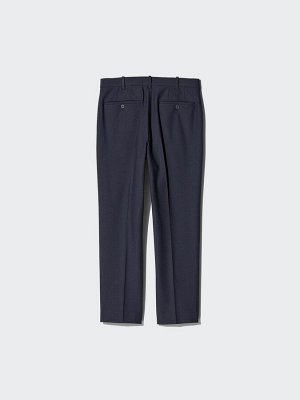 UNIQLO - мужские смарт-брюки с защипами - 09 BLACK