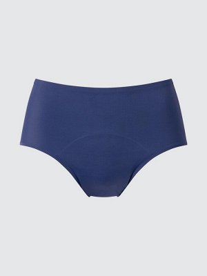 UNIQLO - водопоглощающие трусики-шорты AIRism с завышенной талией - 67 BLUE