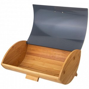 Элегантная Хлебница Grey 35x25x15,5 см, 1 шт.