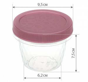 Банка для сыпучих продуктов 0,3л с закручивающейся крышкой [РОЛЛ]