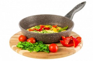 Сковорода «Гармония Вкуса» 22 см - Коричневый Опал