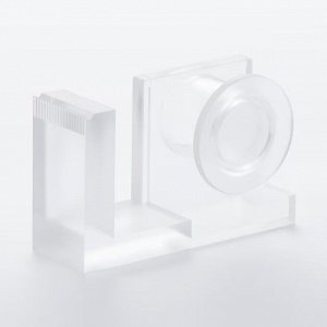 MUJI Acrylic Tape Dispenser Small – акриловый диспенсер для мини-скотча, до 18 мм