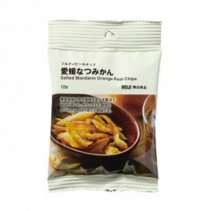 MUJI Salty Peel Chips Ehime Natsumikan – чипсы из кожуры цитруса нацумикан с солью