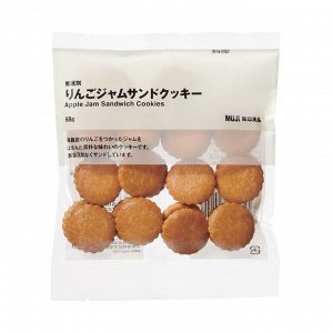 MUJI Apple Jam Sandwich Cookies – печенье с яблочным джемом из Аомори