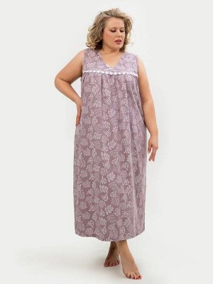 Сорочка ночная женская,мод. 431, трикотаж 60-70 (Иветта, французский серый )