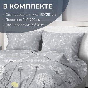 Комплект постельного белья Семейный, бязь ГОСТ (Бредбери)