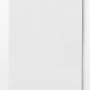 MUJI Strip-Shaped Memo Pad Dot Grid – узкий блокнот с точечной разметкой
