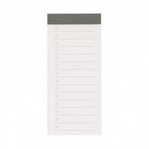 MUJI Strip-Shaped Memo Pad Checklist – узкий блокнот-чеклист