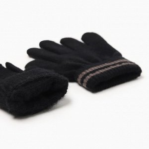 Перчатки детские MINAKU, цвет черный, 13 см