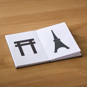 MUJI Accordion Notebook Dark Grey – складной блокнот - гармошка, тёмно-серый