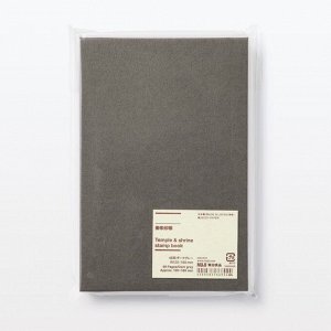 MUJI Accordion Notebook Dark Grey – складной блокнот - гармошка, тёмно-серый