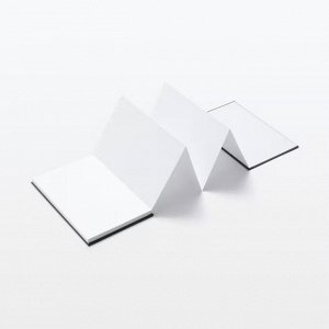MUJI Accordion Notebook Dark Grey – складной блокнот - гармошка, тёмно-серый