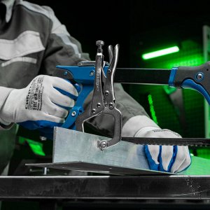 Зажим ручной, увеличенный захват, подвижные губки, 170 мм Сибртех