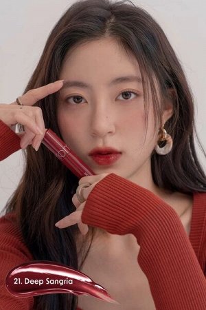 Сочный стойкий глянцевый тинт для губ Rom&Nd Juicy Lasting Tint #21 Deep Sangria, 5.5гр