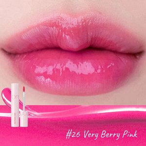 Сочный стойкий глянцевый тинт для губ Rom&Nd Juicy Lasting Tint #26 Very Berry Pink, 5.5гр