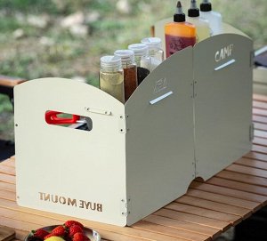 Ветрозащита для газовых плит [сталь, 50х25хh30см, полка, 1.9кг, черный, чехол]