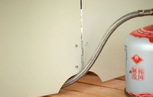 Ветрозащита для газовых плит [сталь, 50х25хh30см, полка, 1.9кг, черный, чехол]