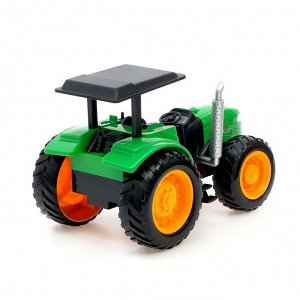 Трактор радиоуправляемый «Фермер», работает от аккумулятора, световые эффекты, цвета МИКС
