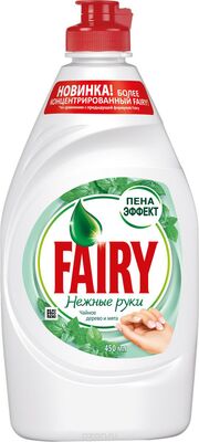 Средство для мытья посуды FAIRY "Нежные руки" чайное дерево и мята 450 мл