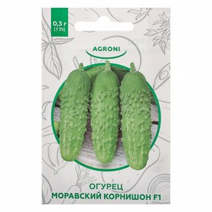 Агрони Огурец Моравский корнишон F1, XS, (0,3г)
