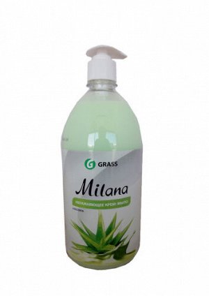 Крем-мыло жидкое GRASS "Milana" алоэ вера 1 л