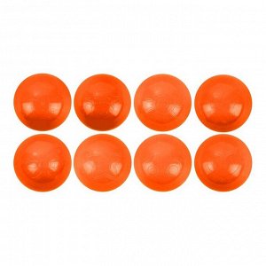 Шарики для сухого бассейна с рисунком, диаметр шара 7,5 см, набор 500 штук, цвет морковный