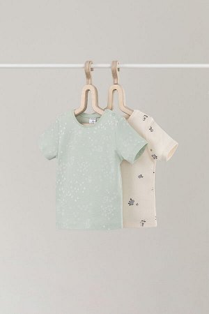 Набор фуфайка(Весна-Лето)+baby (зайчата на полянке, голубика и цветы)