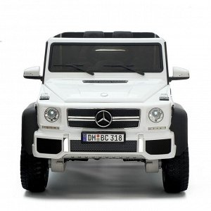 Электромобиль MERCEDES-BENZ G63 AMG 6x6, 6WD полный привод, цвет белый, EVA