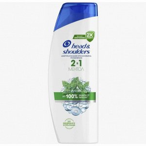 HEAD & SHOULDERS Шампунь и бальзам-ополаскиватель против перхоти 2в1 Ментол 360мл