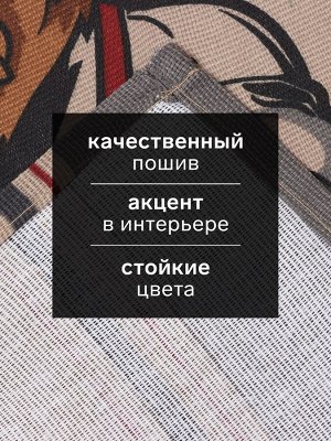 Набор полотенец кухонных «Доляна. Настоящий защитник», 35x60 см - 2 шт., рогожка, хлопок 100%, 160 г/м²