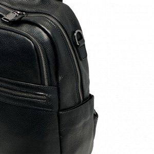 Рюкзак женский, кожа,  MIRONPAN  83361 Черный