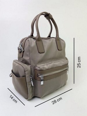 Женская сумка, нейлон, экокожа,  MIRONPAN 36141 Корица
