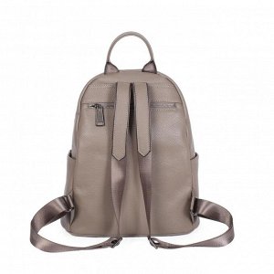 Рюкзак женский, кожа,  MIRONPAN  82311 Серый