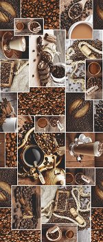 Вафельное полотенце банное &quot; Кофейня&quot;