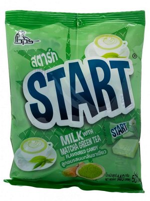 Конфета Boonprasert "Start" Milk&Matcha со вкусом зеленого чая и молока, м/у 140г
