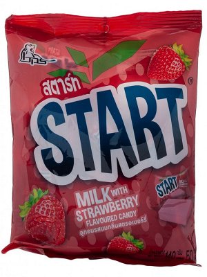 Конфета Boonprasert "Start" Milk&Strawberry со вкусом молока и клубники, м/у 140г
