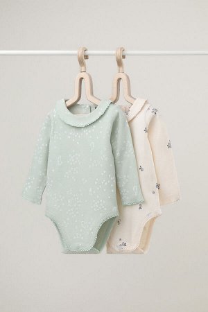 Набор полукомбинезон(Весна-Лето)+baby (зайчата на полянке, голубика и цветы)