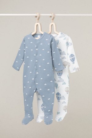 Набор комбинезон(Весна-Лето)+baby (воздушные шары, облачка)