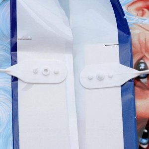 Пакет подарочный новогодний «Новый год», полиэтиленовый с пластиковой ручкой, 40x44 см, 100 мкм