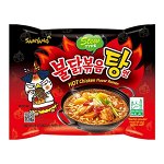 Лапша со вкусом острой курицы  Hot chicken flavor ramen, 145г