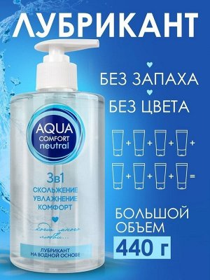 Лубрикант на водной основе AQUA COMFORT NEUTRAL 440 г