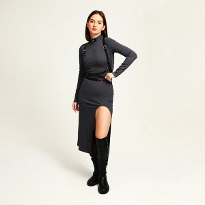 Портупея женская на грудь, цвет чёрный