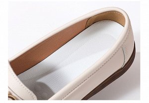 Кожаные женские мокасины