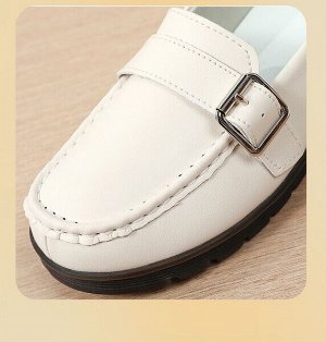 Кожаные женские мокасины
