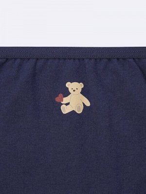 GIRLS Shorts 2-Pack (Bear) –  трусики для девочек, 2 штуки с мишками