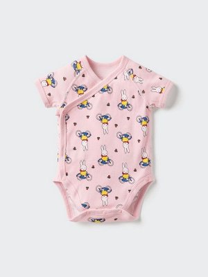 UNIQLO - хлопковое боди с коротким рукавом для самых маленьких