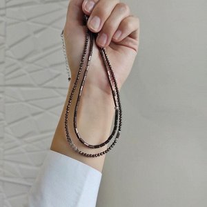 Сет из 2х чокеров цвета какао