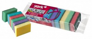 YORK Губка для посуды 10шт MIDI