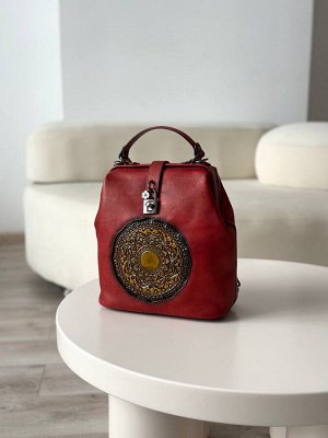 Сумка рюкзак женская. Натуральная кожа