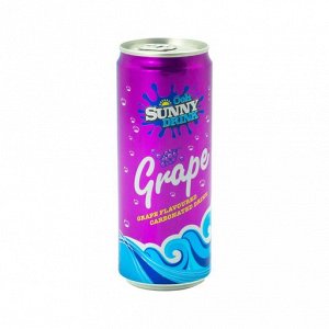 Напиток безалкогольный газированный Ooh Sunny Drink Grape виноград, 325мл, ж/б